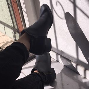 Black booties